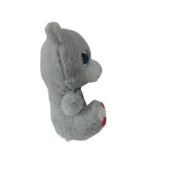 Publix Valentine's Bear W/Sequin Belly Plush 7" Stuffed Animal - Picture 4 of 7